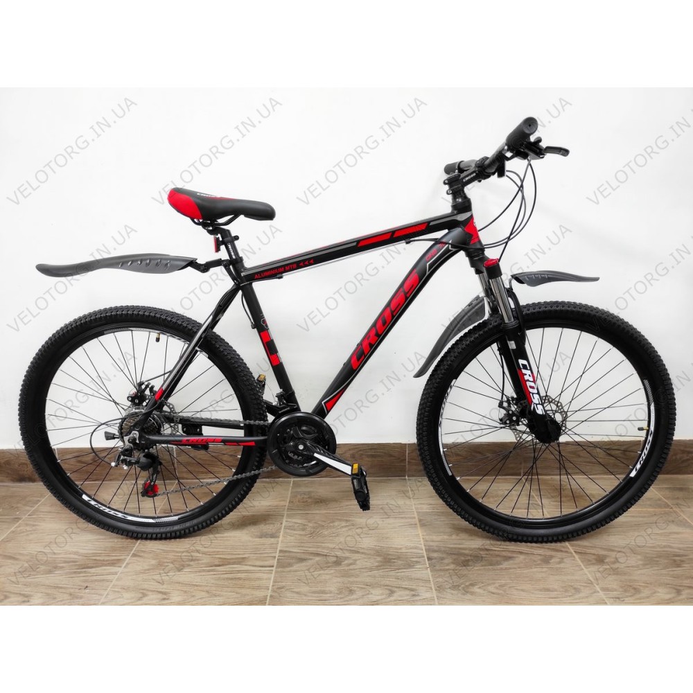 Купити Велосипед Cross Hunter 27,5 Рама-20 black-red чорно